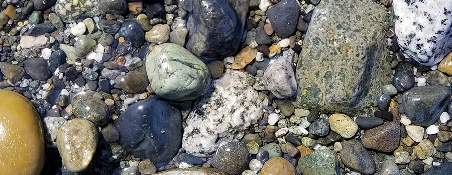 Rocks on a beach