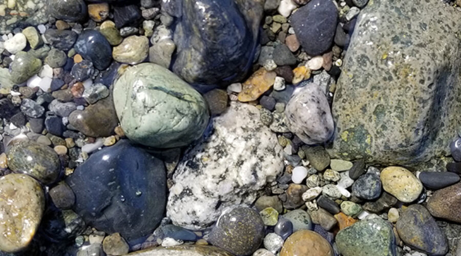 Rocks on a beach